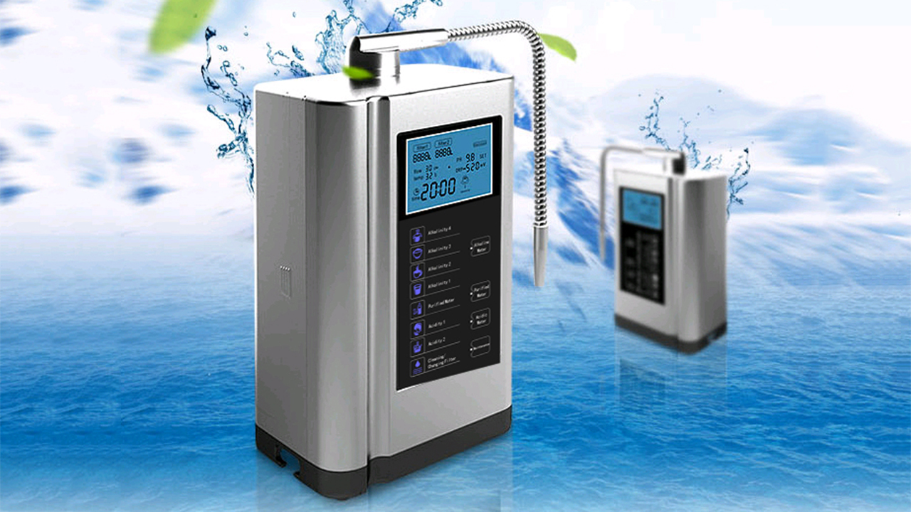 AGWIM Alkaline Water Ionizer Machine 729, Built-in Filter, 7 Water